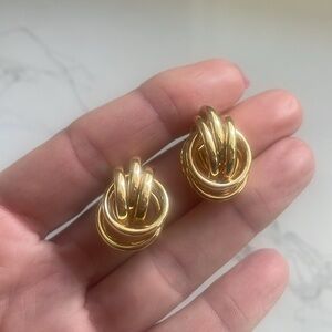 Women’s gold earrings